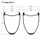 700c carbon gravel rim 36mm inner wide 42mm outer 57mm deep section for speed gravel racing wheel build